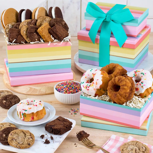 Baked Goods and Bundt Cakes Gift Tower
