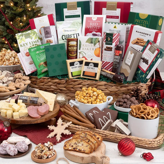 Christmas Snack Gift Basket Jumbo