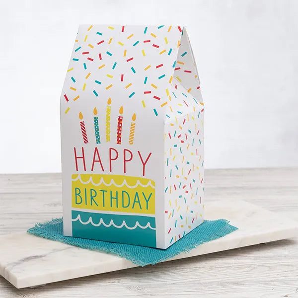 Happy Birthday Candy and Popcorn Gift Box