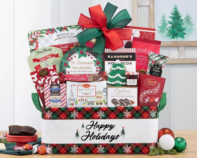 Happy Holidays Gift Basket