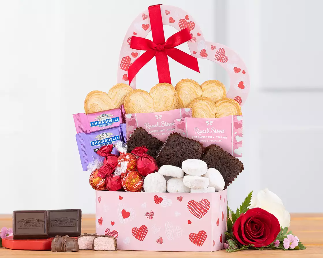 Valentine Brownies and Chocolate