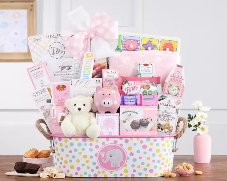 Ultimate Baby Girl Gift Basket